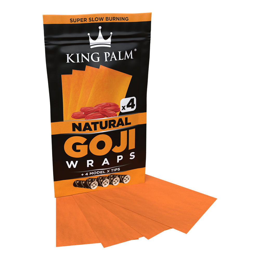 King Palm Goji Wraps & Filter Tips | 4pk | 15PC