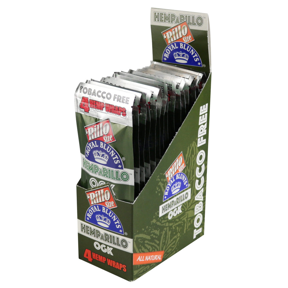 15PC - Royal Blunts Hemparillo Hemp Wraps