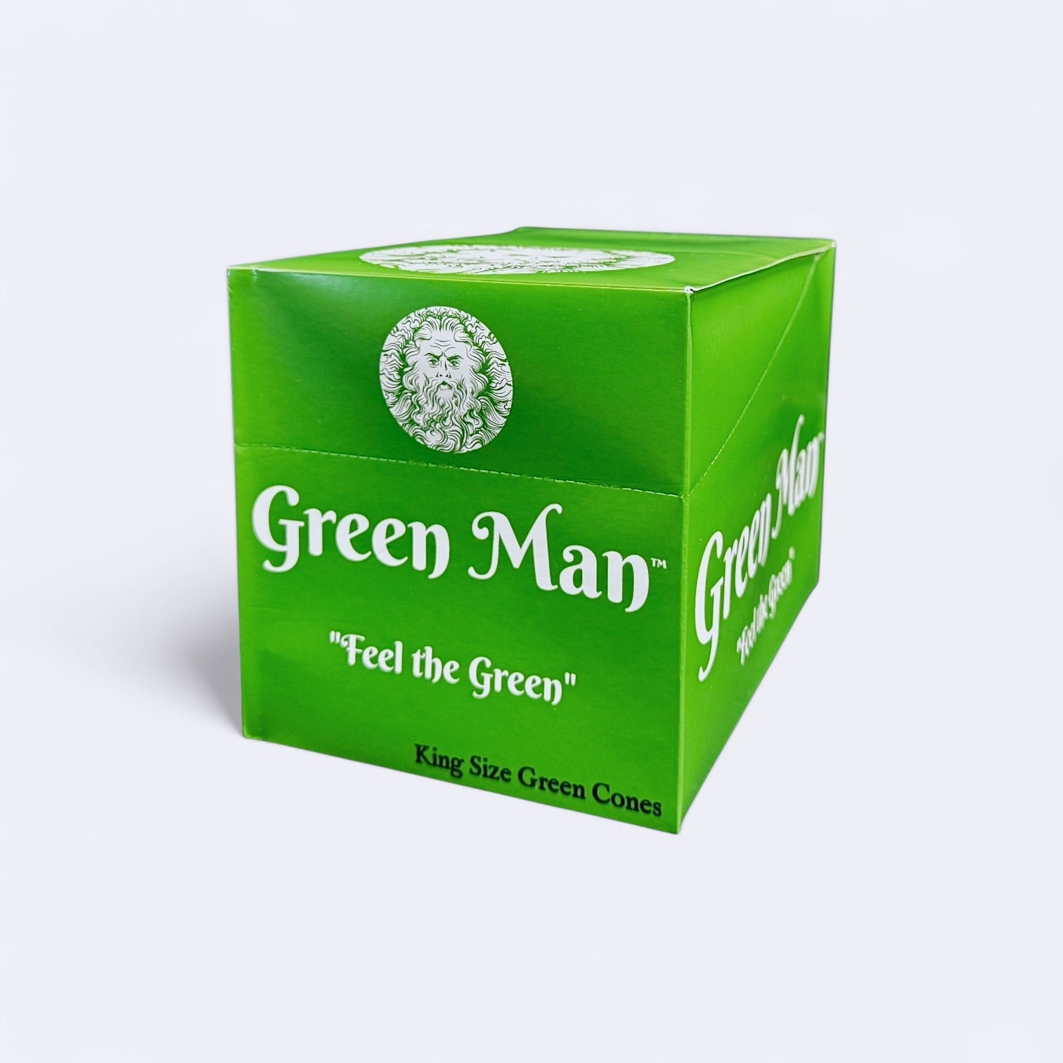 Green Man Green Rice Paper Cones Box
