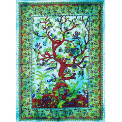 Trippy Sheetz Tree Of Life Tapestry - 55"x85"