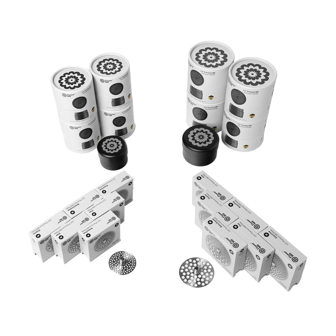 Flower Mill Herb Grinders Summer Next Gen Wholesale Bundles