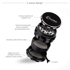 GA Aluminum Grinder 2.5-Inch