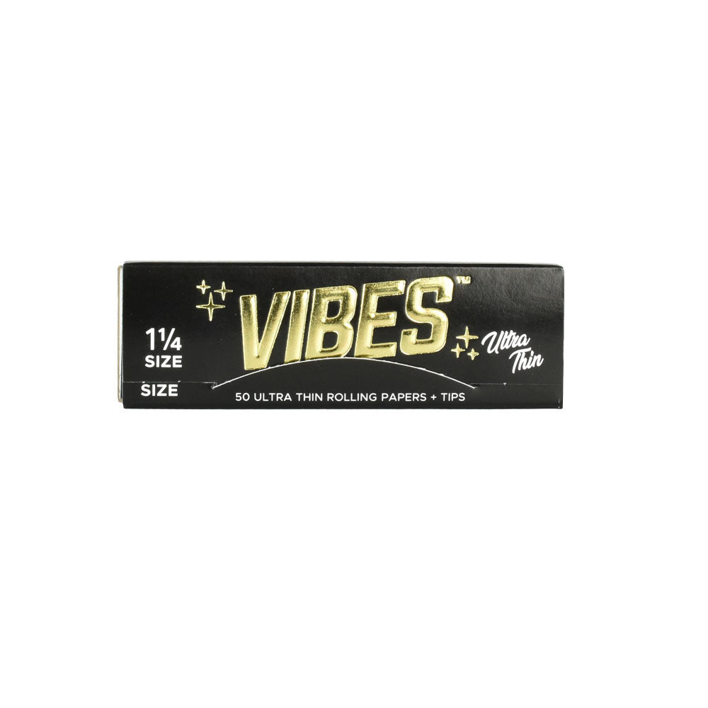 VIBES Ultra Thin Rolling Papers W/ Tips