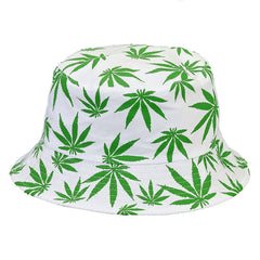 Bucket Hat - W/Green Leaves