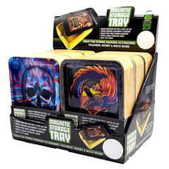 6PC - Smokezilla Magnetic Wood Storage Tray - 5"x7"/Asst