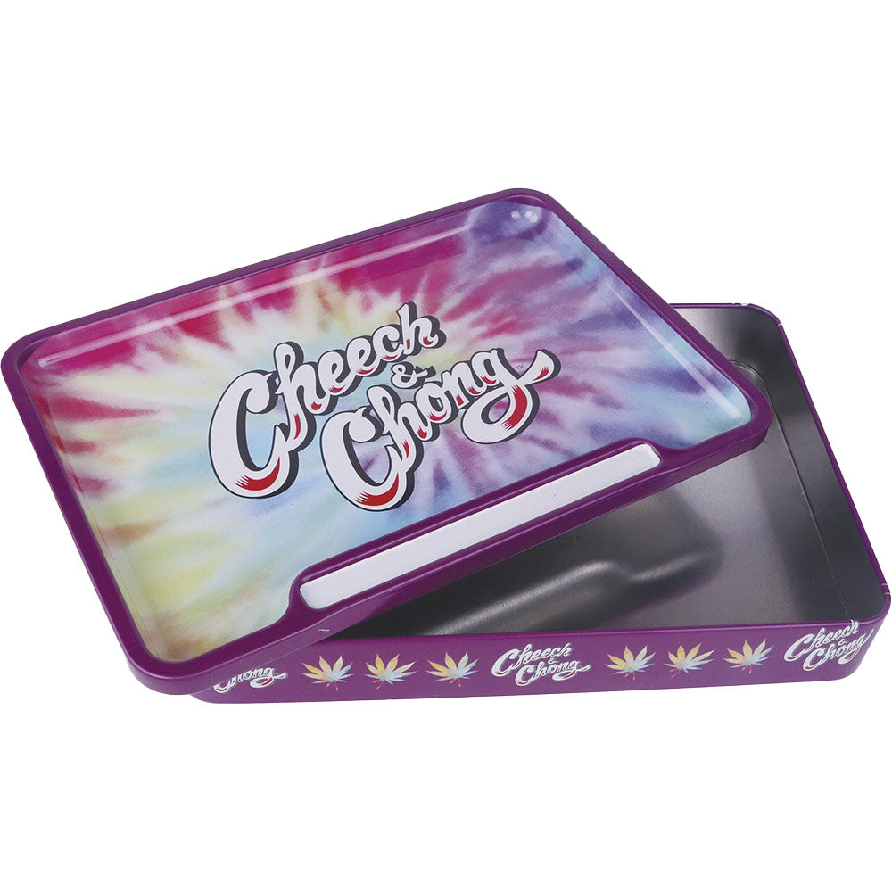 Cheech & Chong Rolling Tray Stash Box | 8"x5.75" | Asst | 6PC