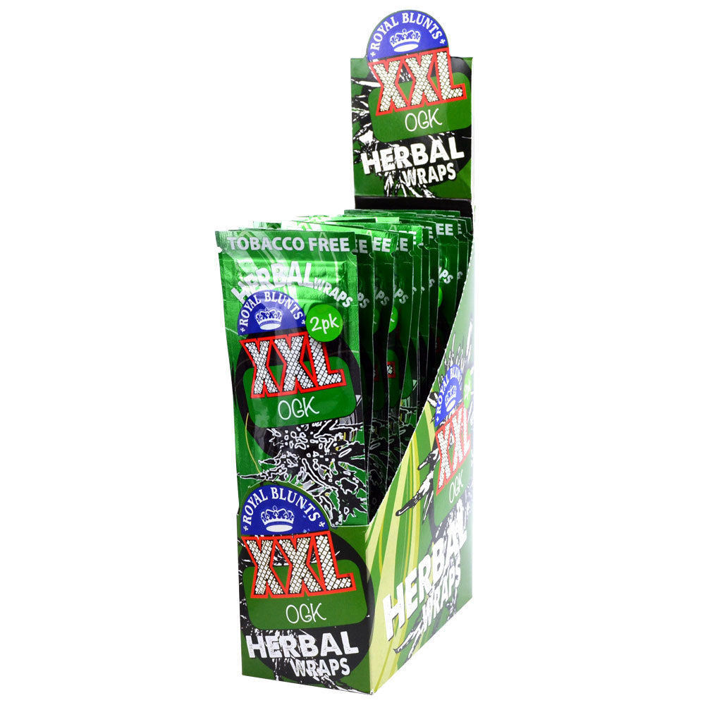 25PC - Royal Blunts XXL Hemp Wraps - 2PK