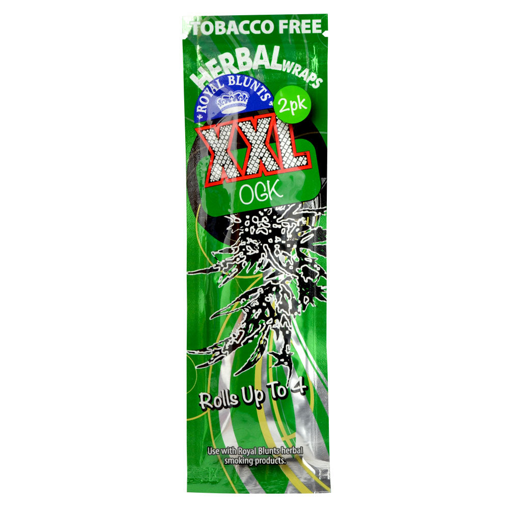 25PC - Royal Blunts XXL Hemp Wraps - 2PK