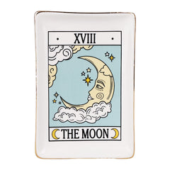 Tarot Card Ceramic Trinket Dish | 6.6"x4.5"