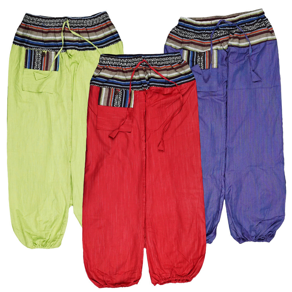 ThreadHeads Southwestern Harem Pants - 40" / Colors Vary