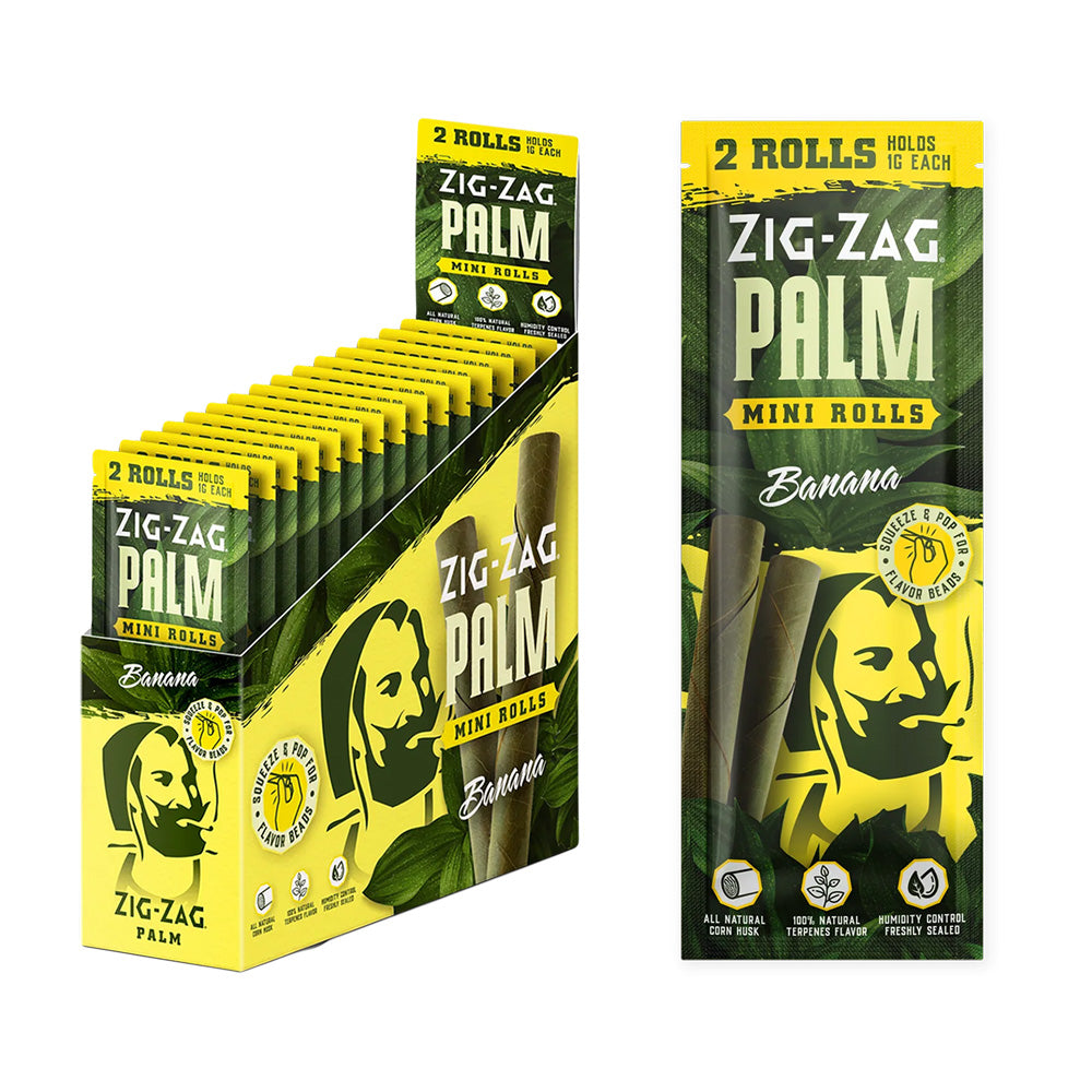 Zig Zag Mini Palm Rolls | 2PK | 15PC
