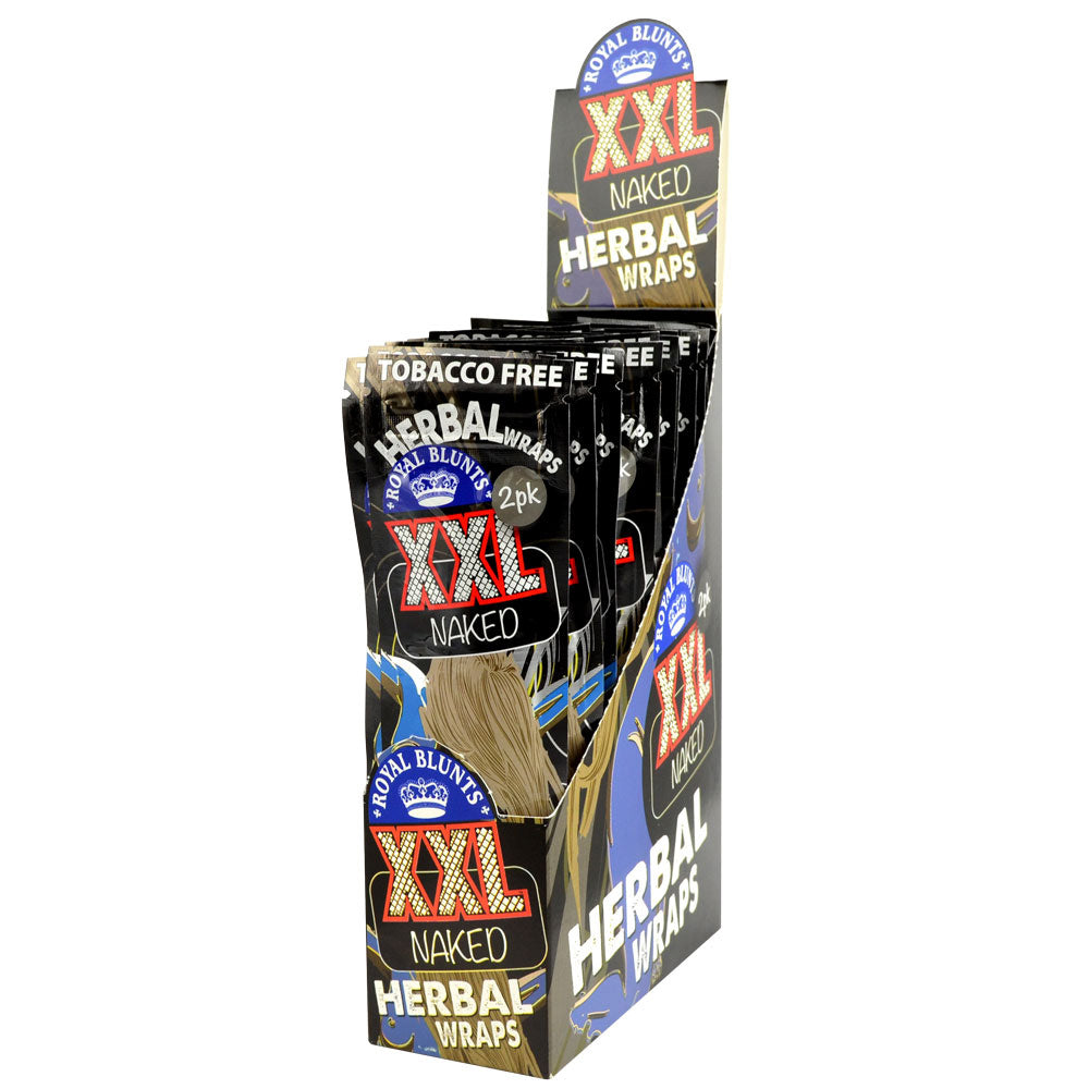 25PC - Royal Blunts XXL Hemp Wraps - 2PK