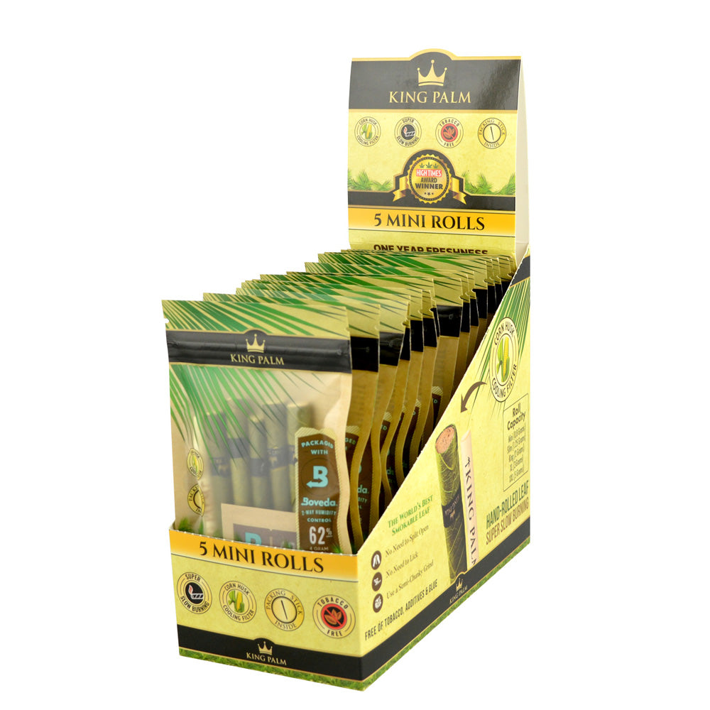 15PC - King Palm Wrap Pouches - 5PK / Mini