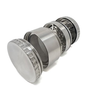 Four Piece Stainless Steel Grinder