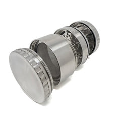 Four Piece Stainless Steel Grinder