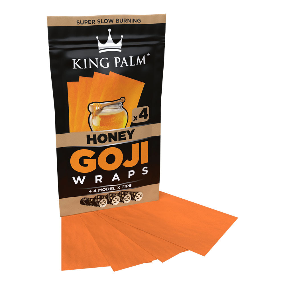 King Palm Goji Wraps & Filter Tips | 4pk | 15PC