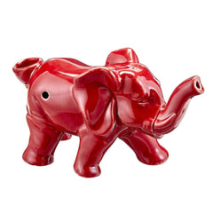 Elephant Novelty  Pipe - Red