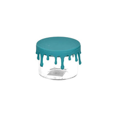 24CT - Kush RX Glass Concentrate Jar w/ Silicone Lid - 50ml/Assorted Colors