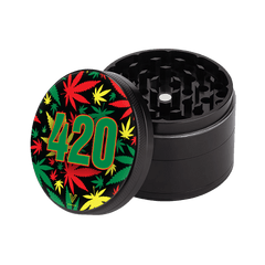 420 Rasta 4-Piece SharpShred Grinder