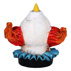 Scary Clown Polyresin Backflow Incense Burner - 5"