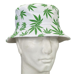 Bucket Hat - W/Green Leaves