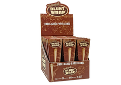Orginal Blunt Wrap Unbleached Cones - 1/4 - 6 pack