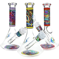 Pulsar Design Series Flared Beaker Glass Water Pipe | 6.75" | 14mm F