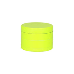 12CT DISPLAY - SeshGear Glow In The Dark Metal Grinder - 4pc / 1.75" / Assorted Colors