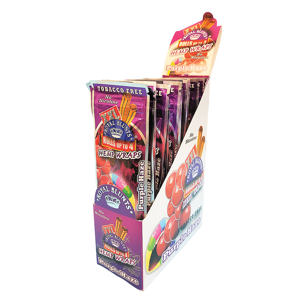 25PC - Royal Blunts XXL Hemp Wraps - 2PK